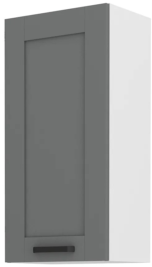 Felső konyhaszekrény Lucid 45 G 90 1F (dustgrey + fehér). 1045556