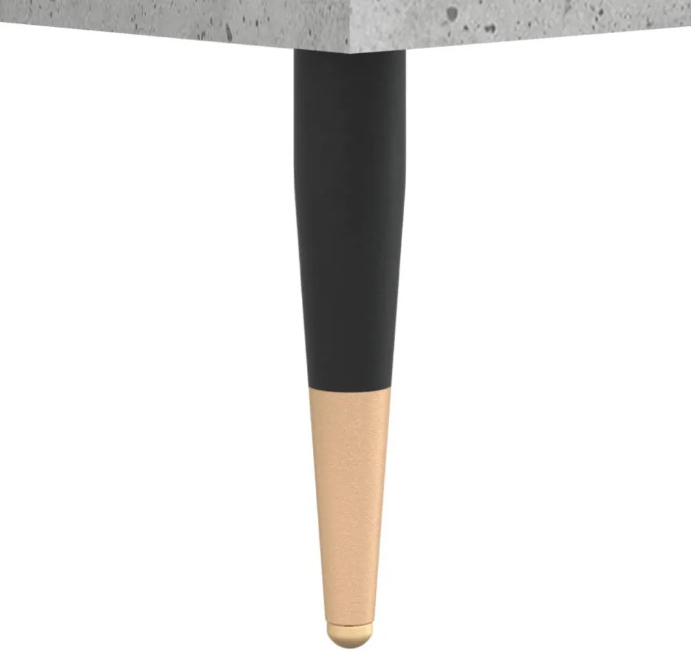 betonszürke szerelt fa hanglemezszekrény 85x38x48 cm