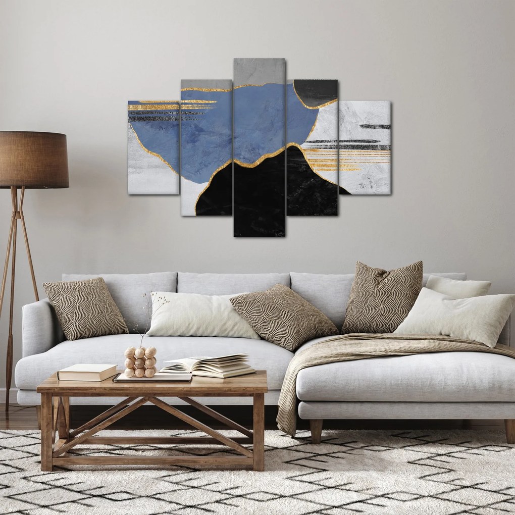 Kép - Texturált formák (150x105 cm)
