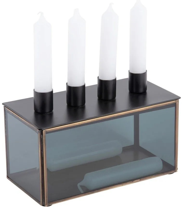 Üveg gyertyatartó Boxed Rectangle – PT LIVING