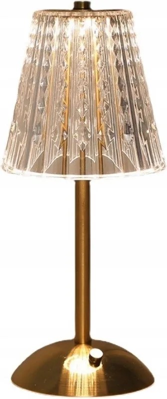 Usb Érintőkristály Éjjeli Lámpa Gyémánt Effekt 3 Világítási Mód