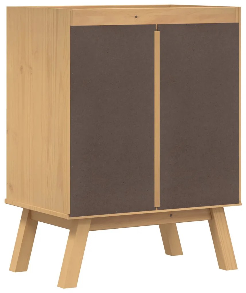 Mosogató Alap Szekrény 114x43x73,5 cm Tömör Fenyőből