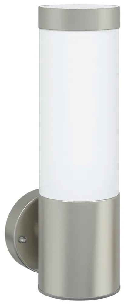 Kültéri Fali Lámpák 2 pcs Ezüst 12 x 7.5 x 27 cm