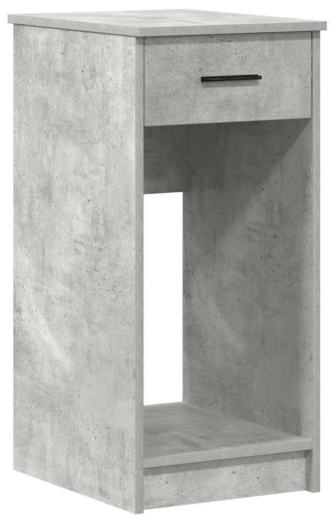 számítógépes toronyállvány fiókkal betonszürke 35x45x77 cm