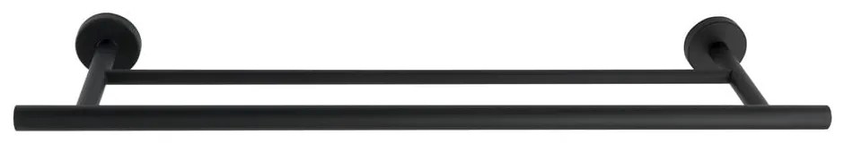 Matt fekete fali rozsdamentes acél törölközőtartó Bosio – Wenko