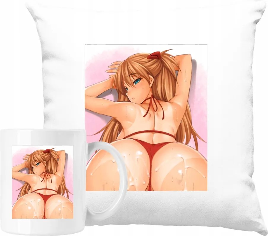 Bögre szett Hentai Anime párna 3 Ajándék ötlet