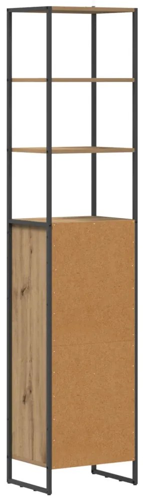 vidaXL Fürdőszoba Székény Művészi tölgy 40 x 30 x 180 cm Faanyag