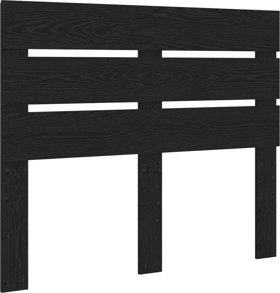 vidaXL Fejtámla Fekete tölgy 120 cm Faanyag