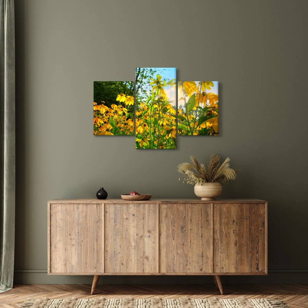 Sárga virágok képe (90x60 cm)