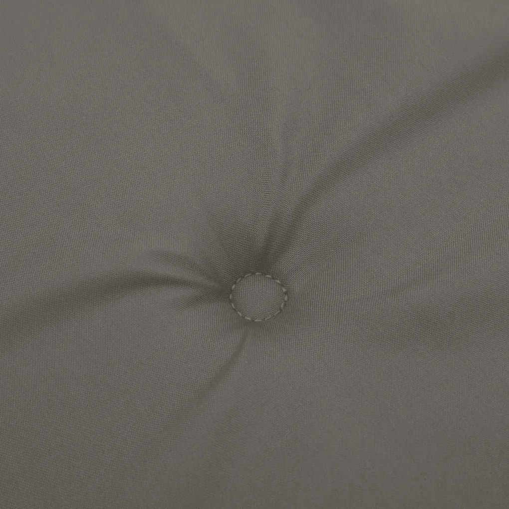 2 db melange sötétszürke szövet kerti padpárna 200 x 50 x 7 cm