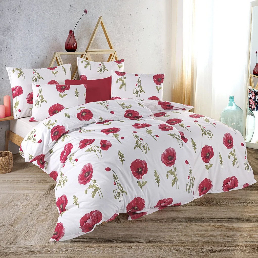 BedTex Pamut ágynemű Mona, 160 x 200 cm, 2 x 70 x 80 cm, 160 x 200 cm, 2 db 70 x 80 cm