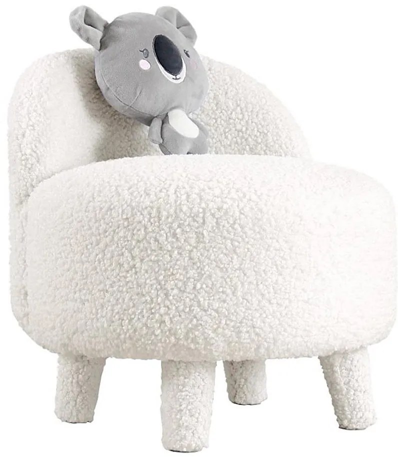 PIXI gyermekfotel, átmérő 46 cm, fehér