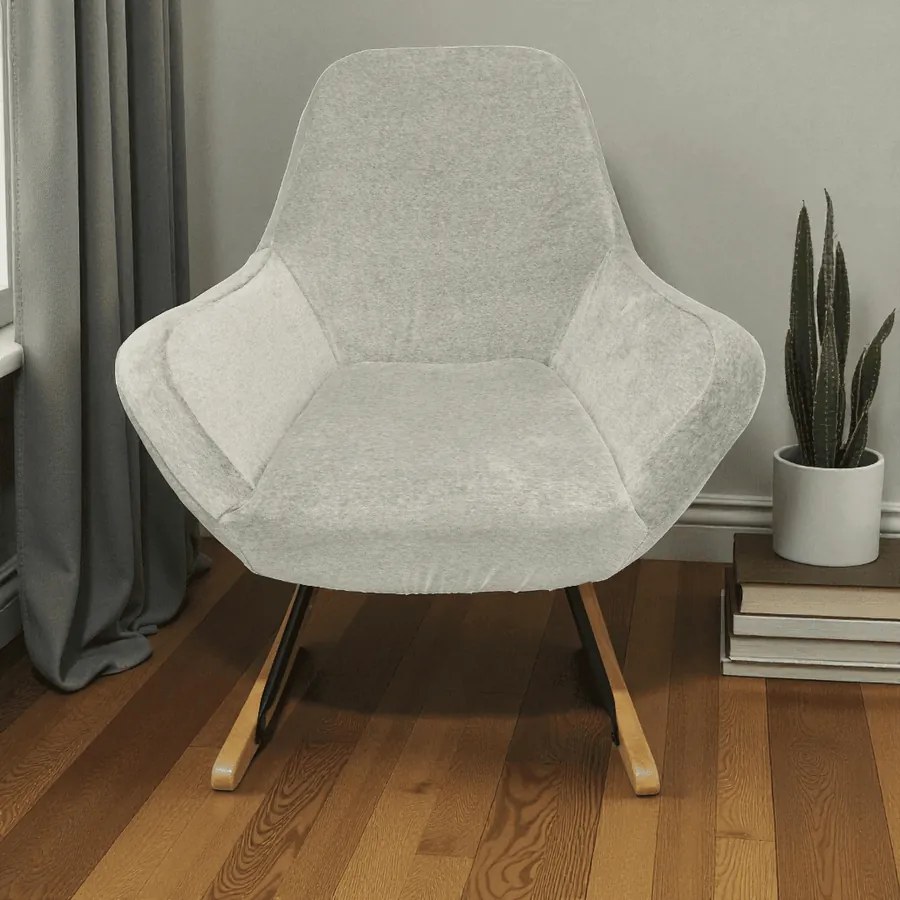 Székhuzat JYSK NEBEL hintaszékre (elasztikus, mosható, VILÁGOSSZÜRKE)