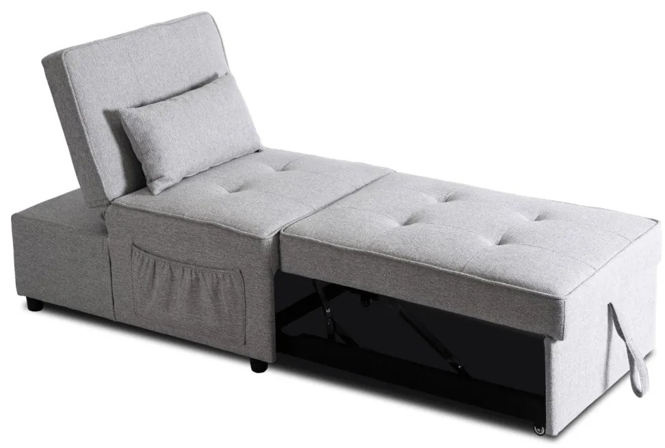 Ágyazható Fotel Szürke Színben. IBERIS 80 cm