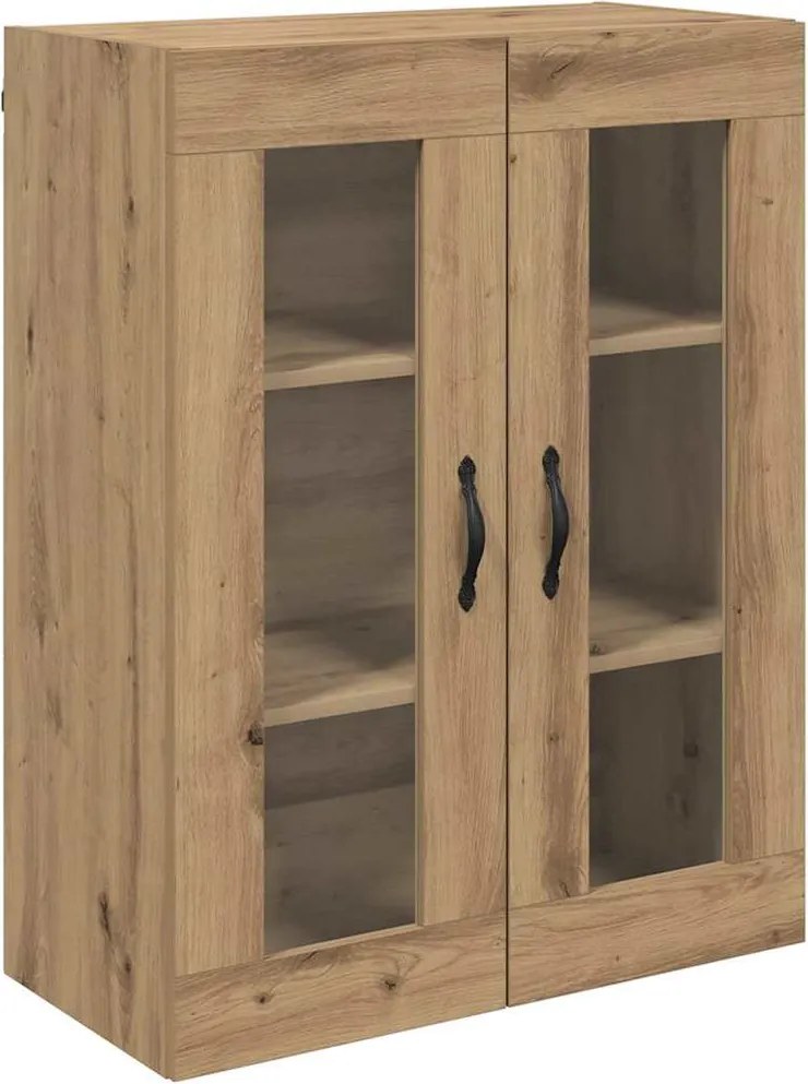 vidaXL Fali szekrény Artisan tölgy 69,5 x 34 x 90 cm