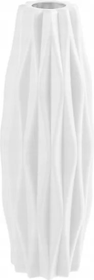 Törhetetlen Műanyag Váza Fehér Virágokhoz Modern H21cm