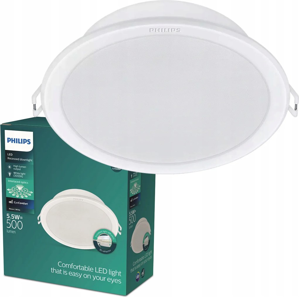 Led panel Süllyesztett lámpatest Meson 5.5W 3000K 9cm Kerek