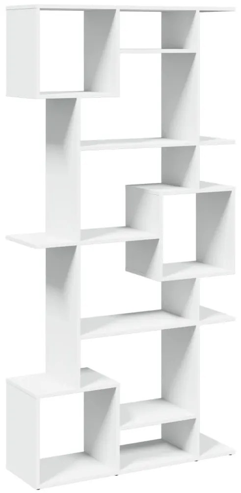 fehér szerelt fa könyvszekrény 92 x 29 x 188 cm