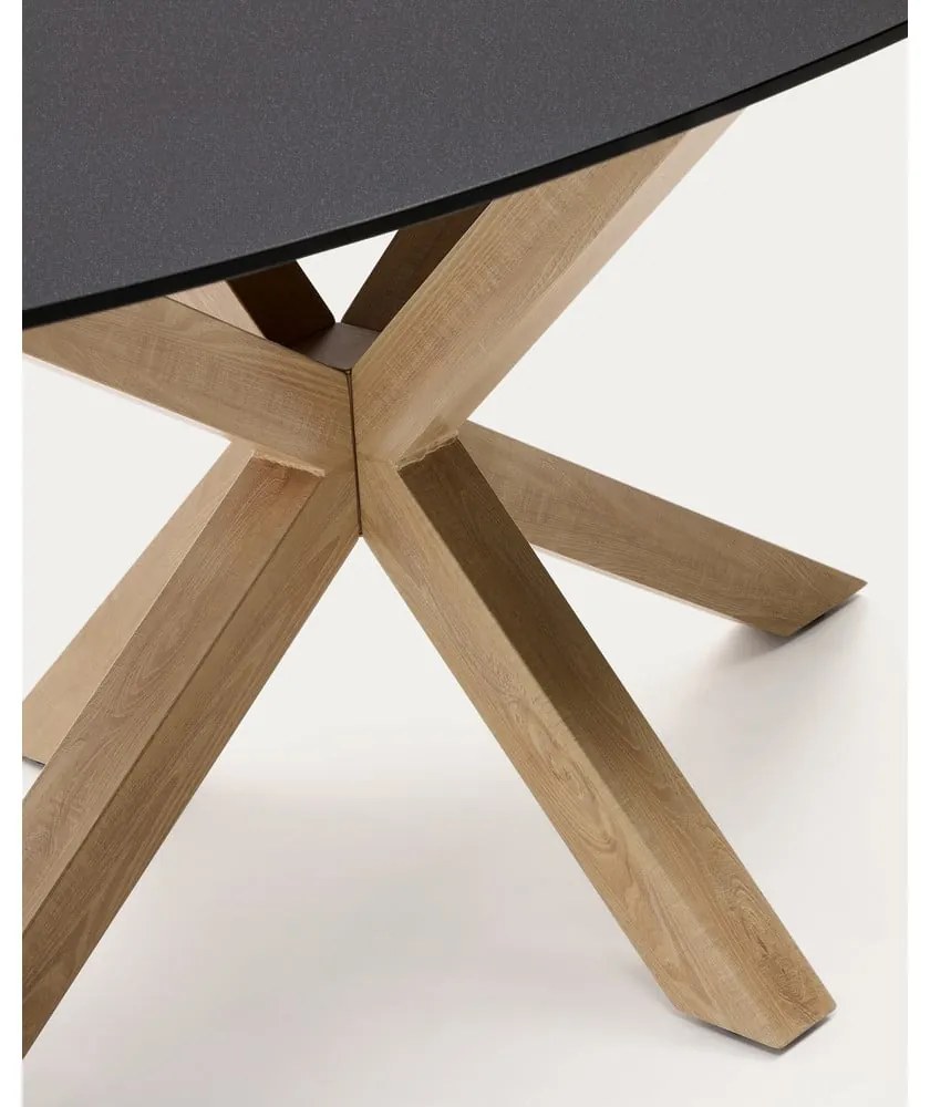 Étkezőasztal üveg asztallappal 100x200 cm Argo – Kave Home