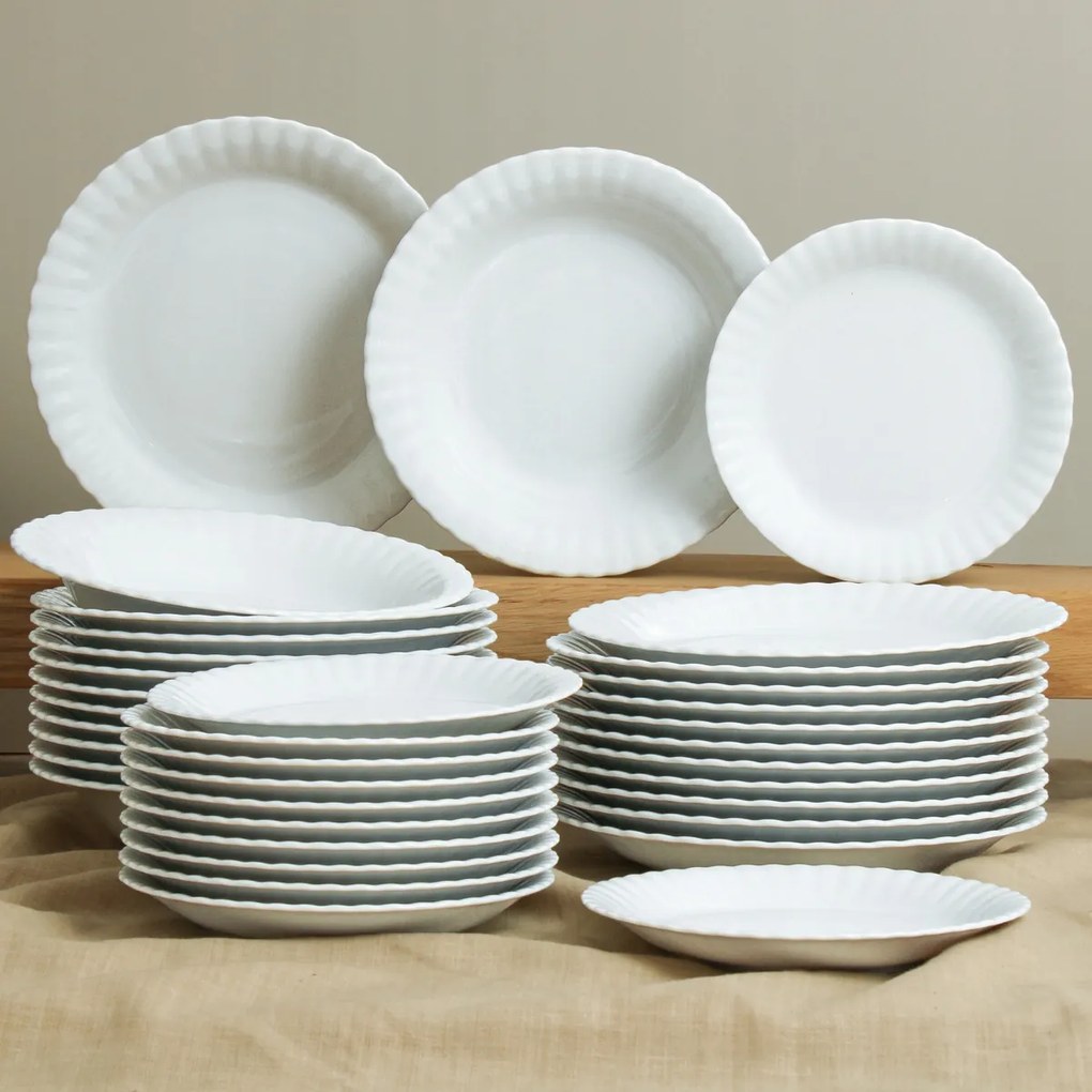 12 személyes Ebédlőszerviz Mosogatógép Porcelán Sétáló Iwona C000 36 el