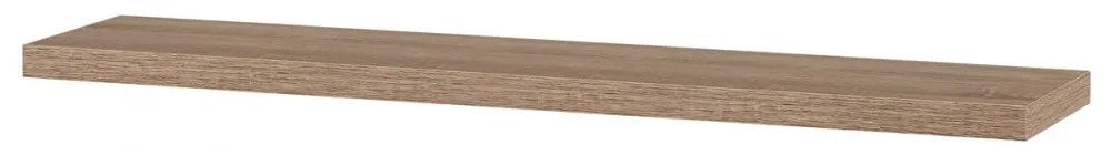 Lebegő polc 120 cm, MDF, Sonoma Tölgy Színben P-002