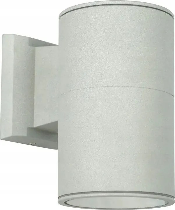 Kültéri kerti fali lámpa szürke felül vagy alul 19 cm IP54 Su-ma