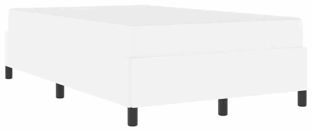 Ágykeret matraccal matracmal Fehér 120 x 200 cm Műbőr