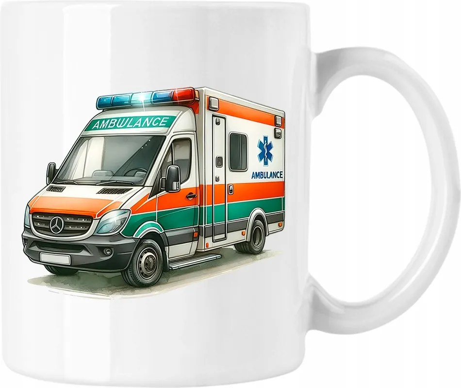 Mentő bögre Mentőorvos 1 Fehér 330ml