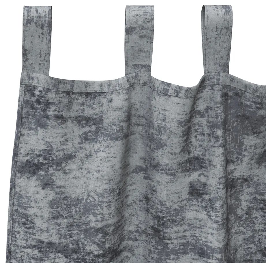 Velúr Függönyök 2 db Gombfülekkel Ezüstszürke 245x140 cm