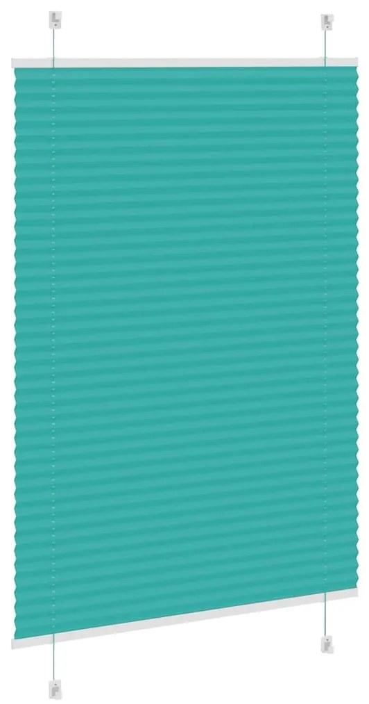 pliszírozott redőny Benzinzöld 85x100 cm szövetszélesség