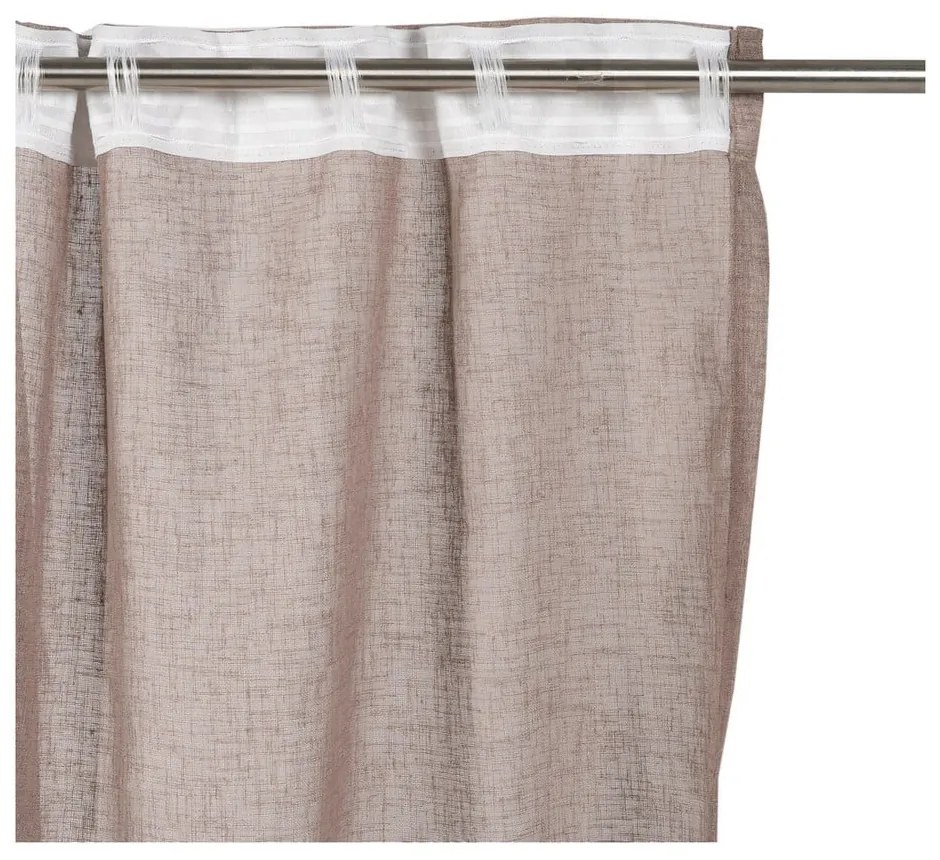 Barna függöny 140x260 cm – Ixia