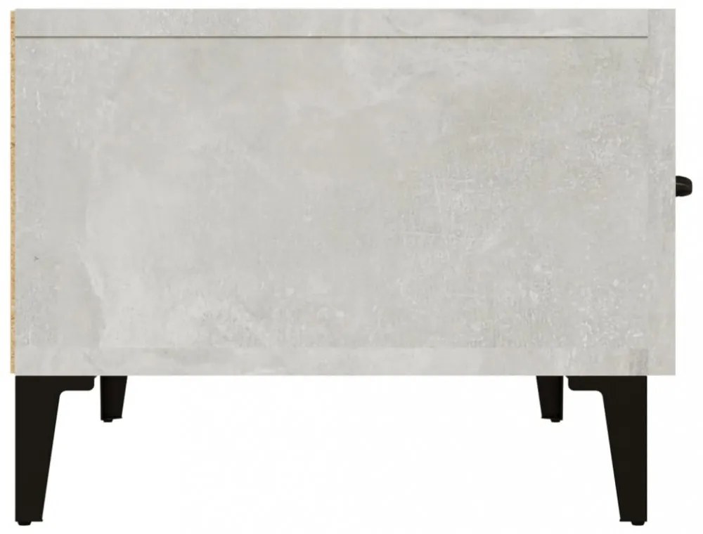 betonszürke szerelt fa TV-szekrény 150 x 34,5 x 30 cm