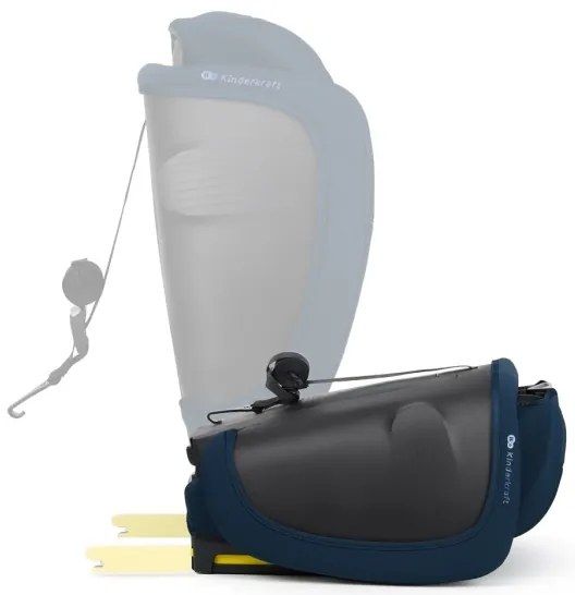 KINDERKRAFT - FIX2GO i-Size autós gyerekülés 76-150 cm kék