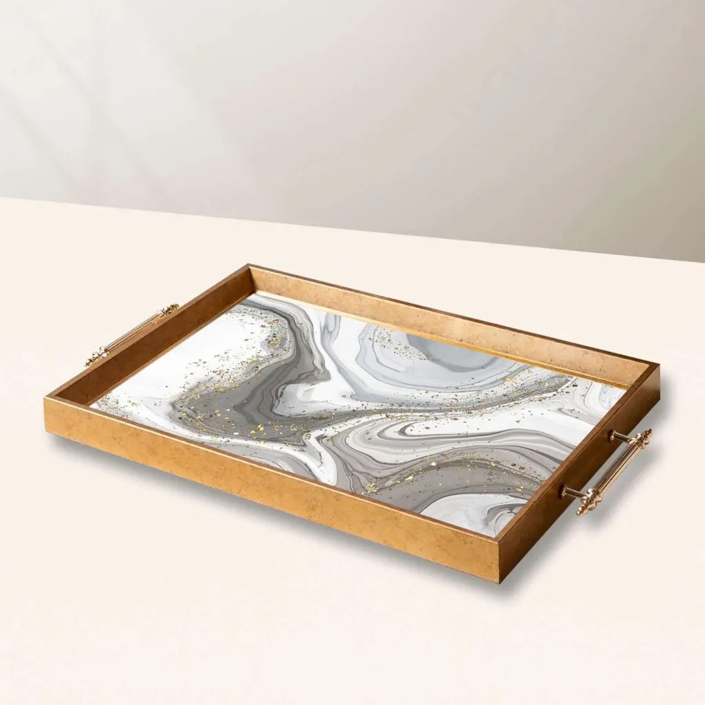 Üveg tálca, 38×24 cm – TPEA10027