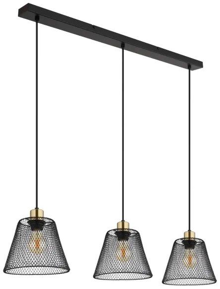 Globo 15646-3H - Csillár zsinóron BAKU 3xE27/40W/230V