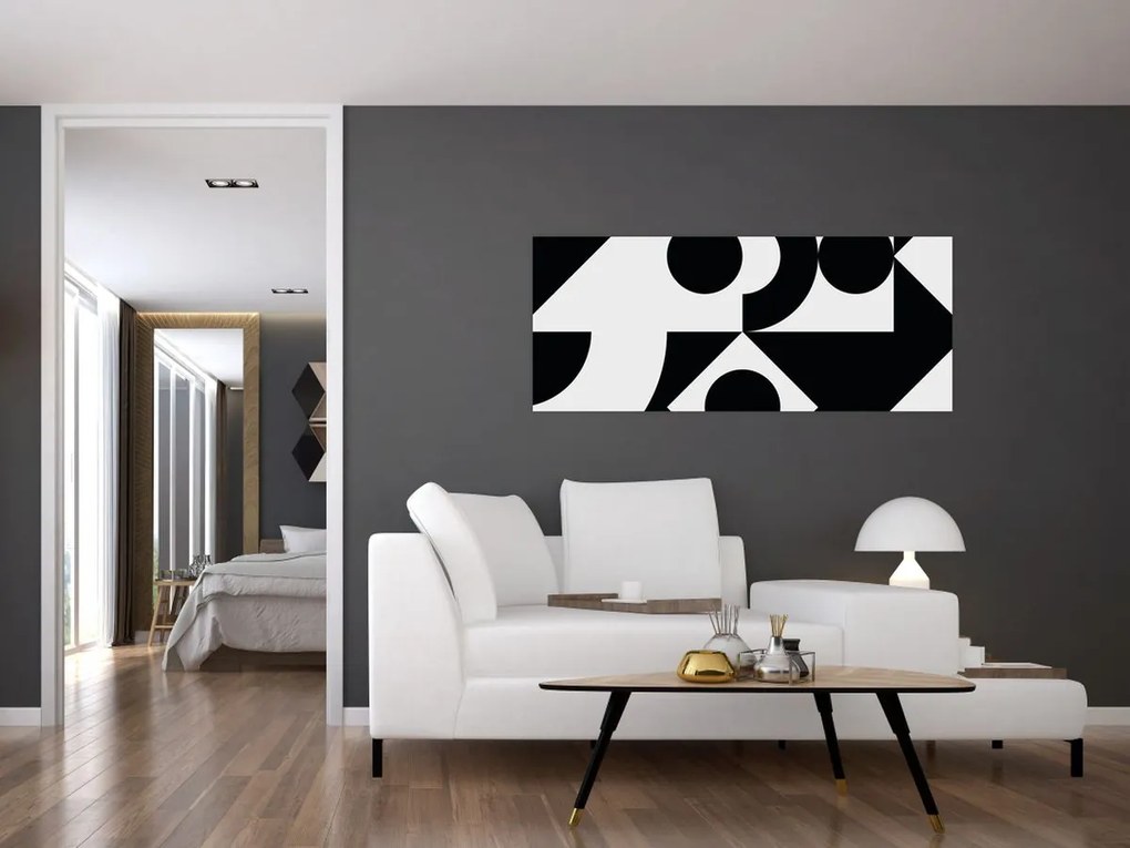 Kép - Geometriai absztrakció N⁰1 (120x50 cm)