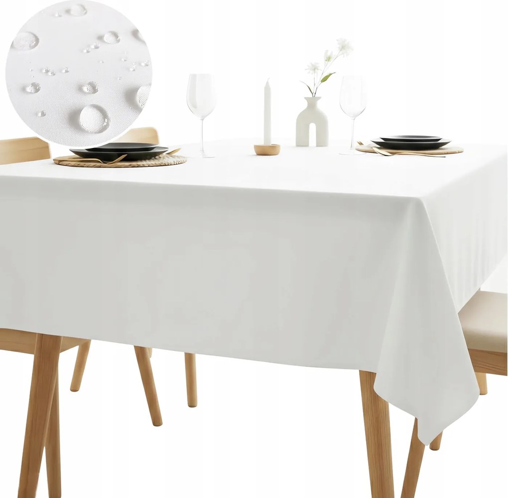 Abrosz foltálló Soft asztalra, padra, ünnepekre, húsvétra 140x220 fehér