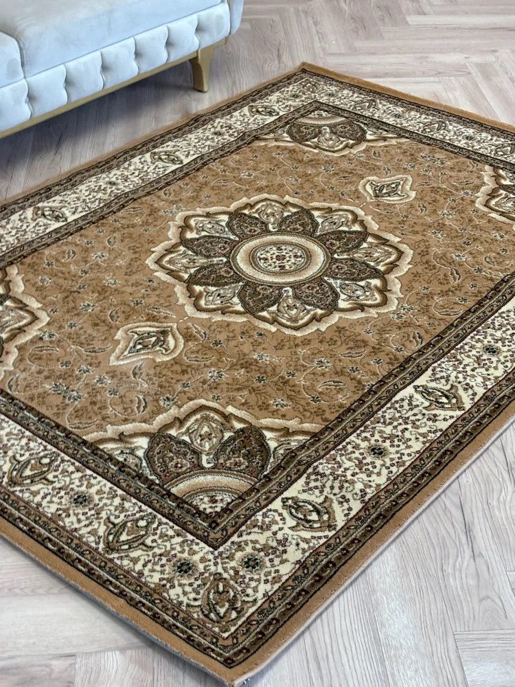 Aristocrat 0083 klasszikus mintájú bézs szőnyeg 80x150 cm