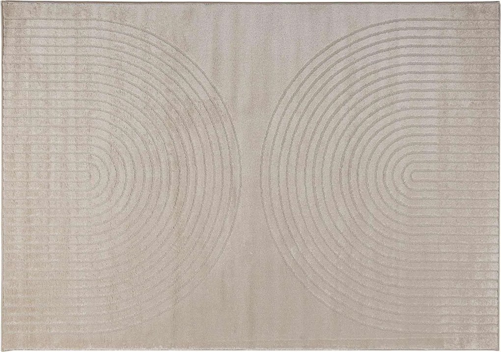 vidaXL Területszőnyegek GALATI Bézs 170 x 120 cm Poliészter