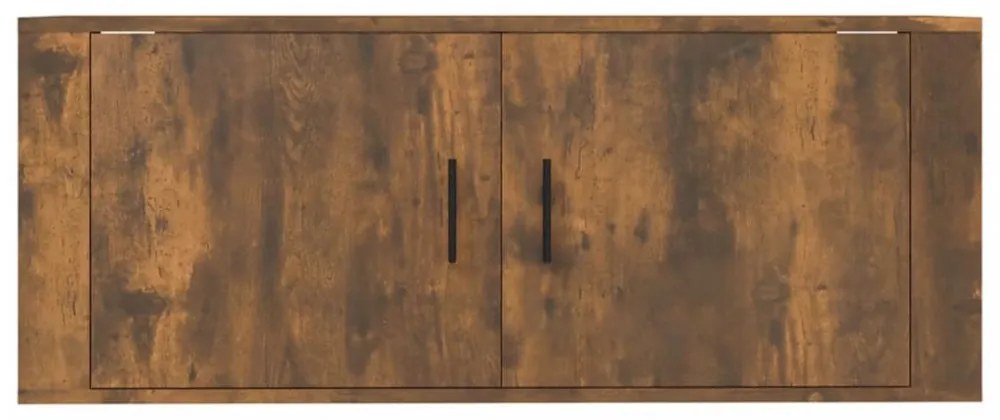 füstös tölgy színű fali TV-szekrény 100x34,5x40 cm