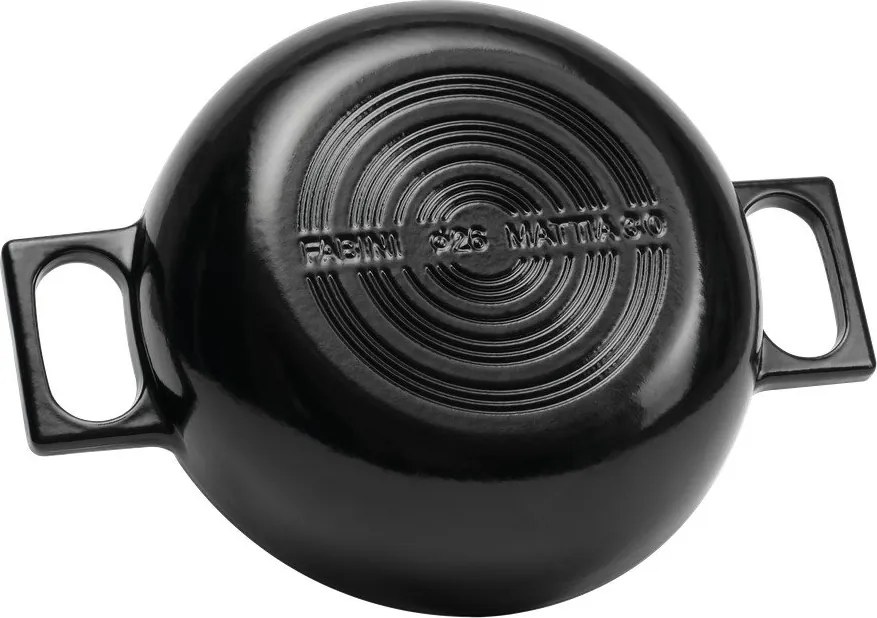 Öntöttvas serpenyő fedővel ø 26 cm tegame Mattia 3.0 – FABINI