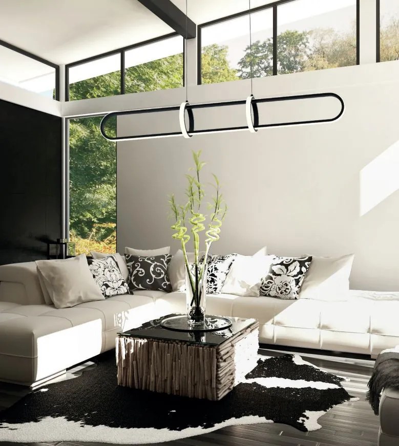 ITALUX PND-29772750-1A-BK CERRILA Modern Led Függesztett Lámpa IP20