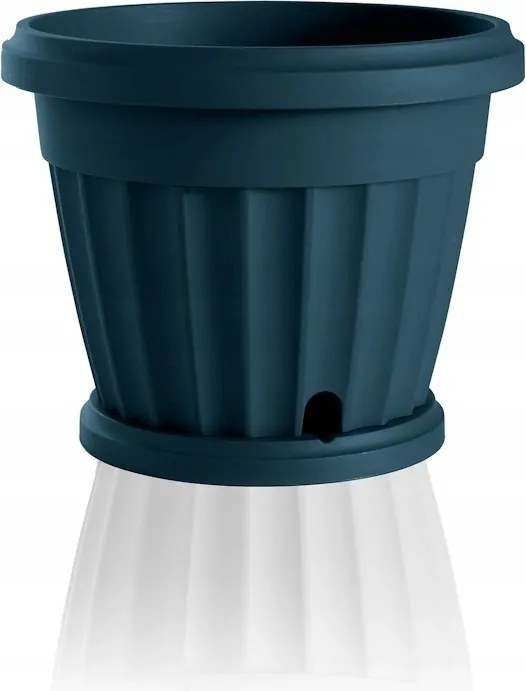 Bama Virágcserép aljjal Iris Blu Profondo 40 cm, kék színű