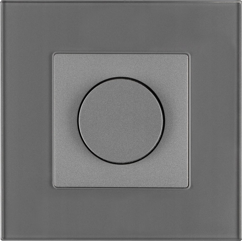 Kapcsoló Fényerőszabályzó Szürke Forgatható Mechanikus Üveg Miuun