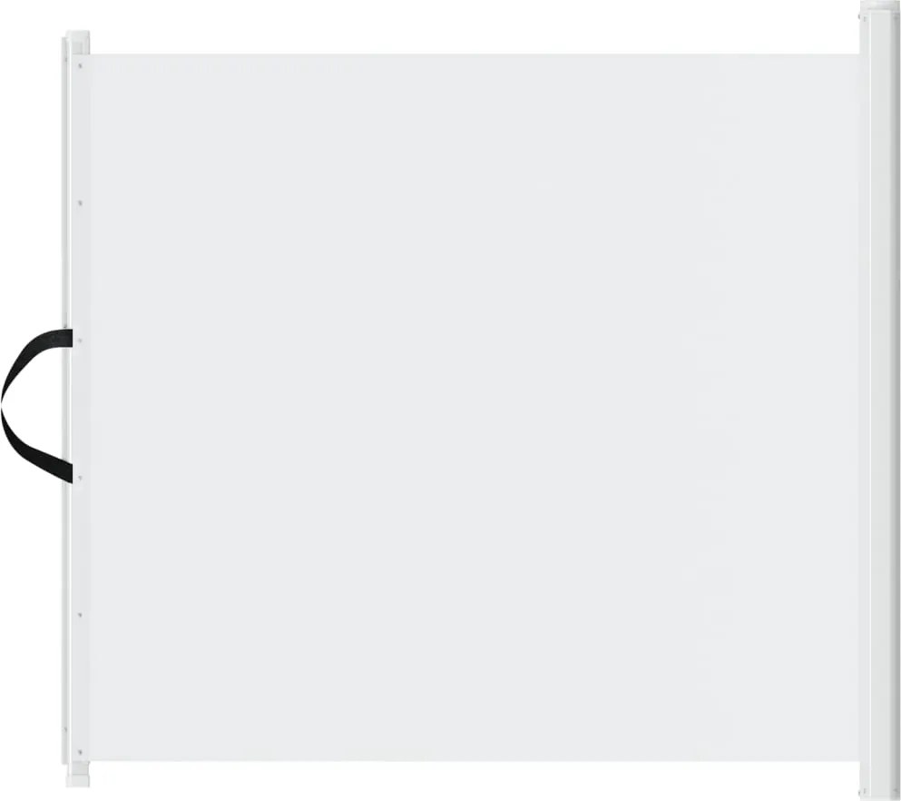 vidaXL behúzható fehér kisállatkapu 82,5 x 125 cm