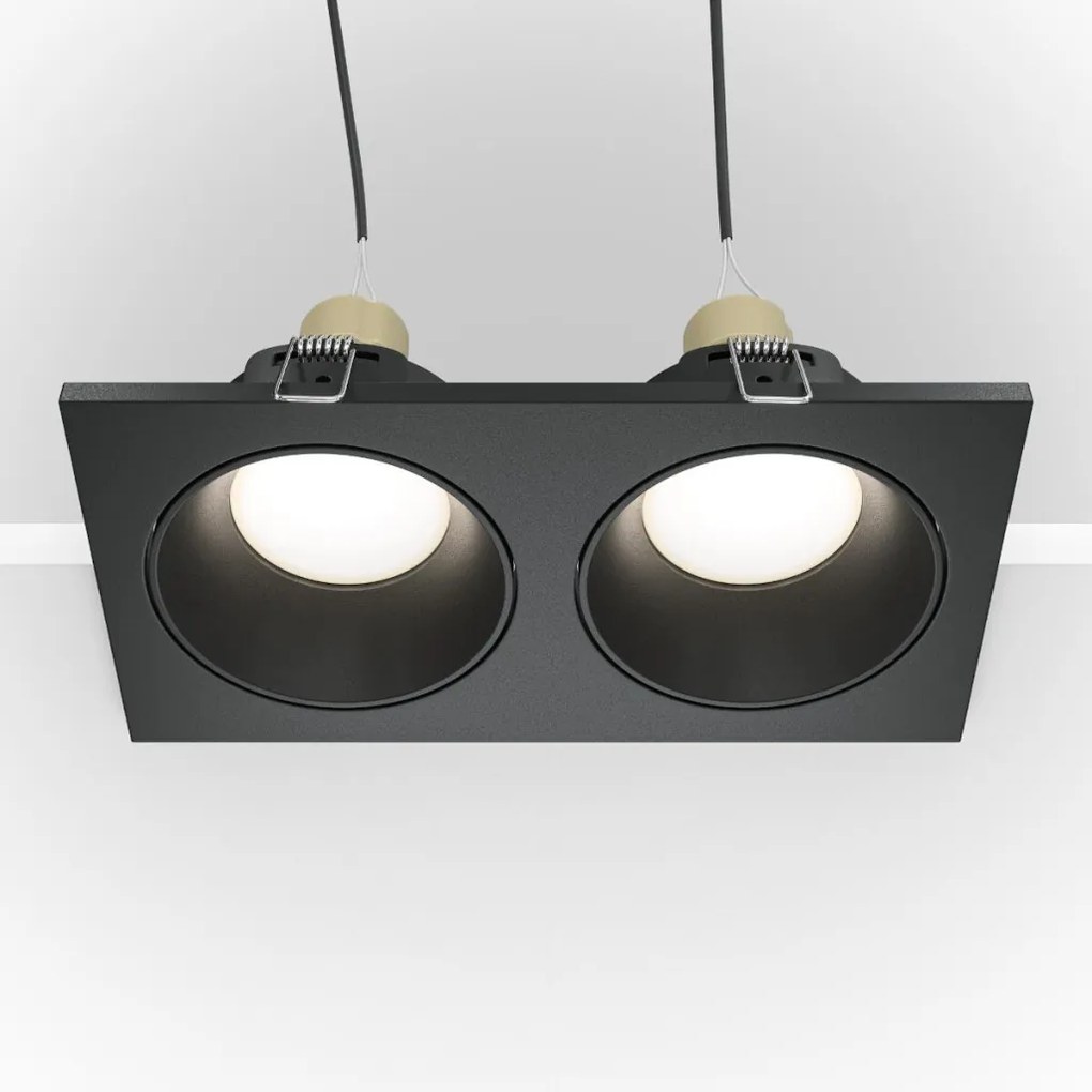 Maytoni ZOOM DL033-2-02B Beépíthető spotlámpa 2x50W/GU10 IP65