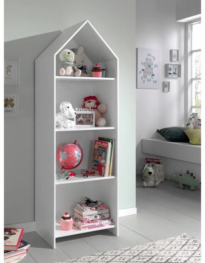 Fehér-rózsaszín nyitott gyerek ruhásszekrény 115x171,5 cm CASAMI BRUGES – Vipack