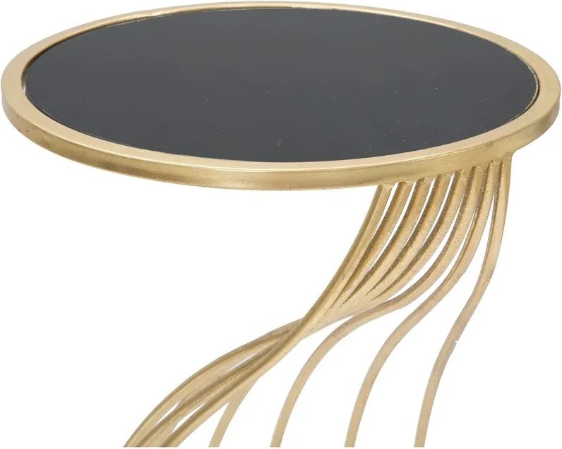 Kerek tárolóasztal üveg asztallappal ø 35 cm Flush – Mauro Ferretti