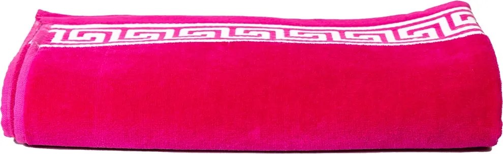 POSEIDON Strandtörölköző magenta 165x90cm