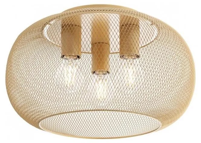 Redo 01-3139 - Mennyezeti lámpa CROKET 3xE27/42W/230V átm. 40 cm arany
